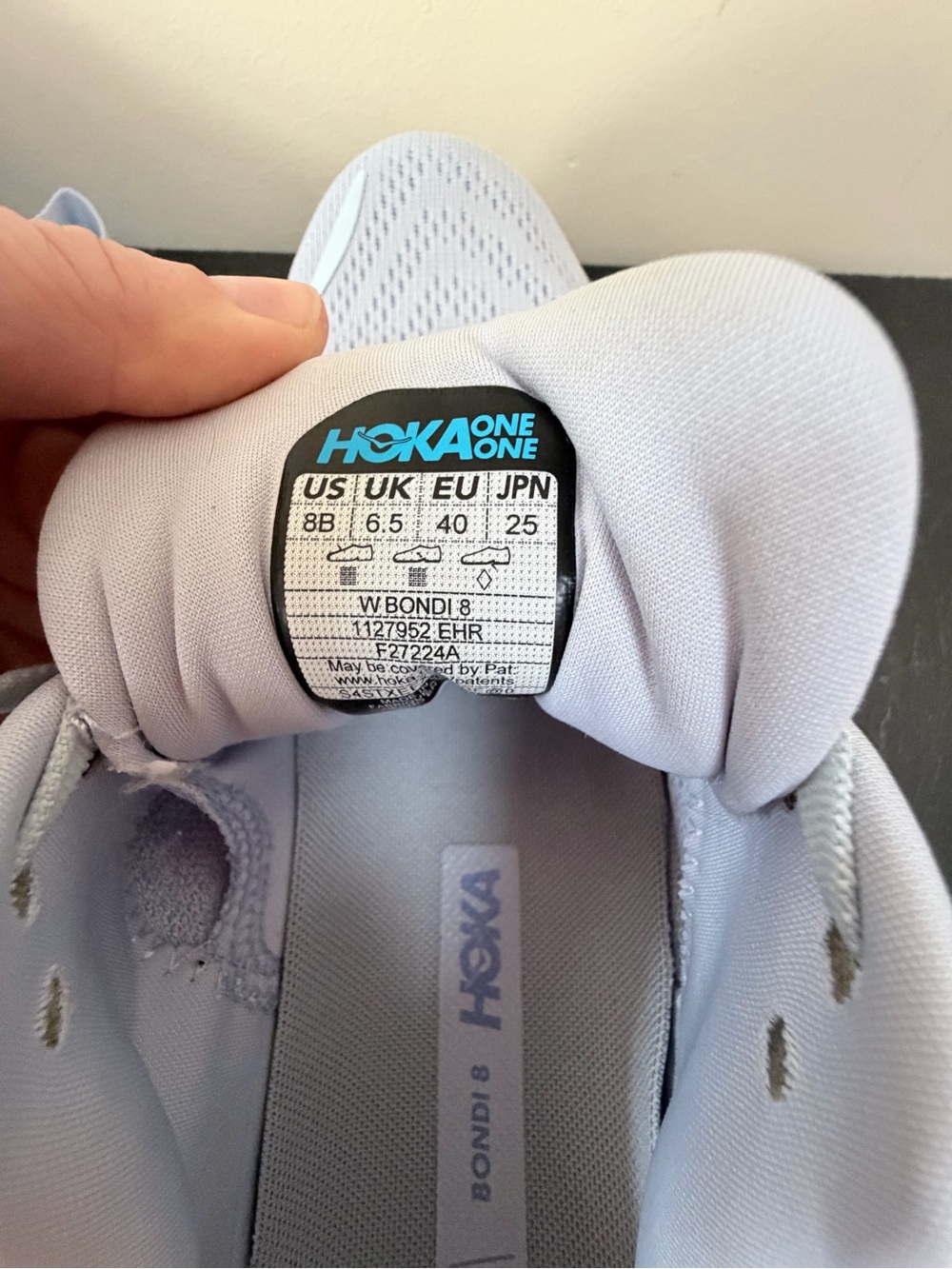 Hoka Women’s White Athletic Cushioning Running Shoes - Picture 6 of 8